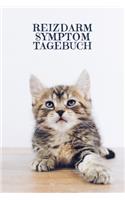 Reizdarm Symptom-Tagebuch: Zum Ausfüllen von Ernährung + Symptomen + Beschwerden - Motiv: Süße Katze