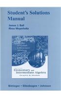 Student Solutions Manual for Elementary and Intermediate Algebra