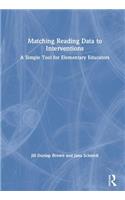 Matching Reading Data to Interventions