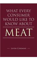 What Every Consumer Would Like To Know About Meat