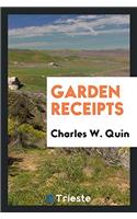 Garden Receipts