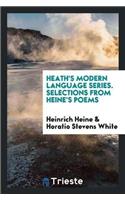 Heath's Modern Language Series. Selections from Heine's Poems