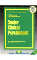 Senior Clinical Psychologist: Passbooks Study Guide