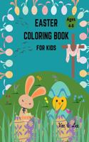 Easter Coloring Book for Kids Ages 4-8