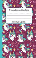 Primary Composition Book Line Rule 5/8 inch