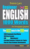 Preston Lee's Beginner English 1000 Words For Portuguese Speakers (British Version)