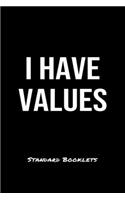 I Have Values Standard Booklets