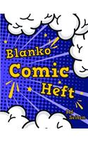 Blanko Comic Heft: 116 Seiten: Leere Comic Raster Zum Selbst Zeichnen