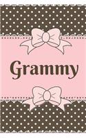 Grammy: Cute Brown and Pink Soft Cover Blank Lined Notebook Planner Composition Book (6 X 9 110 Pages) (Best Grammy Gift Idea for Birthday, Mother's Day and