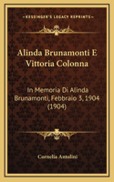 Alinda Brunamonti E Vittoria Colonna