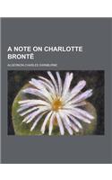 A Note on Charlotte Bronte
