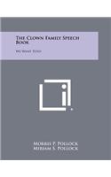 Clown Family Speech Book