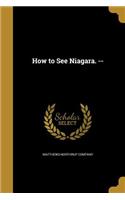 How to See Niagara. --