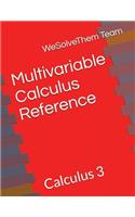 Multivariable Calculus Reference