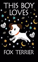This Boy Loves Fox Terrier Notebook
