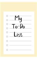 My To Do List