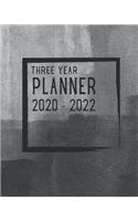 Three Year Planner 2020 - 2022