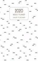 2020 Weekly Planner January to December