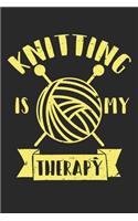 Knitting Is My Therapy