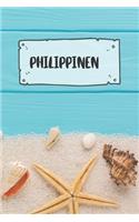 Philippinen: Liniertes Reisetagebuch Notizbuch oder Reise Notizheft liniert - Reisen Journal für Männer und Frauen mit Linien
