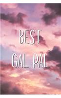 Best Gal Pal: Gay Lesbian Pride Blank Lined Journal