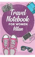Travel Notebook for Women Milan