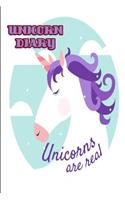 Unicorn Diary: Magical Unicorn 2019 Weekly Planner, Cute Diary a Week to a Page