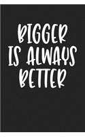 Bigger Is Always Better