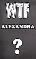 Wtf Alexandra ?: College Ruled Composition Book Diary Lined Journal