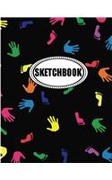 Sketchbook : Print: 120 Pages of 8.5 x 11 Blank Paper for Drawing, Doodling or Sketching (Sketchbooks)