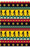 Bullet Journal Notebook Tribal Pattern 1