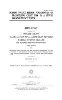 Housing finance reform