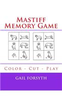 Mastiff Memory Game: Color - Cut - Play