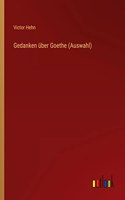 Gedanken über Goethe (Auswahl)