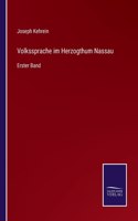 Volkssprache im Herzogthum Nassau