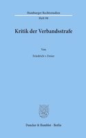 Kritik Der Verbandsstrafe