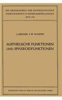 Mathieusche Funktionen Und Sphäroidfunktionen