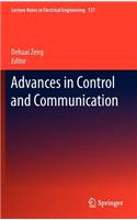 Advances in Control and Communication
