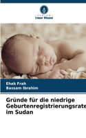 Gründe für die niedrige Geburtenregistrierungsrate im Sudan