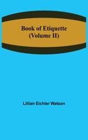 Book of Etiquette (Volume II)