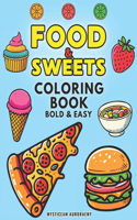 Food & Sweets Coloring Book