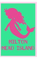 Hilton Head Island: Pretty Mermaid Girls Sketch Book for Vacation Activities on Hilton Head Island South Carolina. 6x9, 120 Sketch Pages