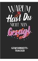 WARUM HAST DU NICHT NEIN GESAGT - Gewohnheitstracker