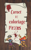 Carnet de coloriage Pirates: Livre de coloriage - Carnet de Dessins à colorier - Grand Format 21x 28 cm, 26 pages - Pour les 6/10 ans