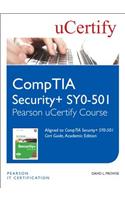 CompTIA Security+ SY0-501 Pearson uCertify Course Student Access Card