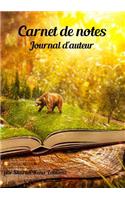 Carnet de notes : Journal d'auteur
