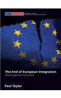 The End of European Integration