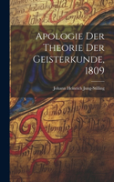 Apologie der Theorie der Geisterkunde, 1809