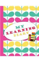 My Learning Diary: Independent Learning Project Journal for Elementary Kids Grades 2-5: Colorful Butterfly Wings Cover