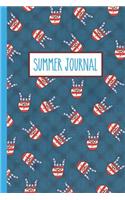 Summer Journal: Cute Vacation and Travel Journal for Kids